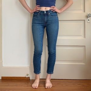Everlane mid-rise skinny jean, sz 24 ankle